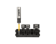 DEWALT Set udarnih nasadnih ključeva od 3 dijela + stezna glava 1/4"